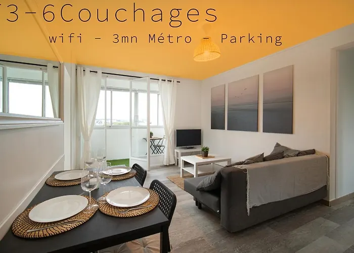 Appartement Tout Equipe Parking Balcon 2 Chambres